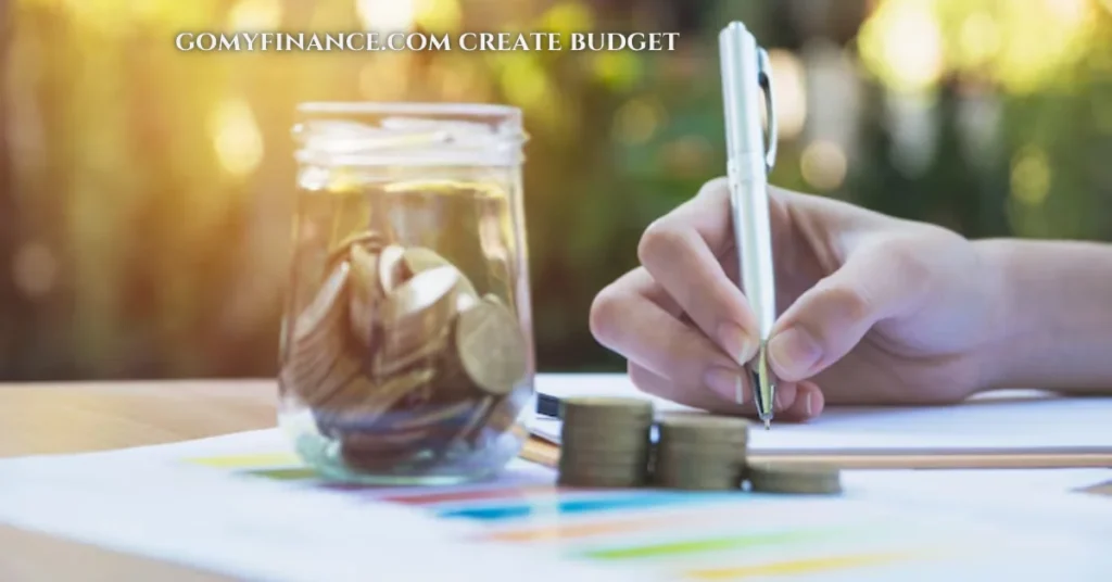 gomyfinance.com create budget